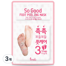 프레티 쏘 굿 3스텝 발각질제거 마스크팩, 1개입, 3개