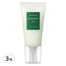 아로마티카 로즈마리 스칼프 스크럽, 165g, 3개