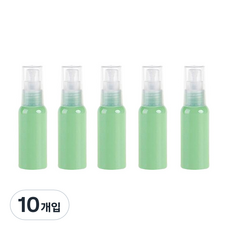 더자카 원컬러 미니 공병 50ml, 10개입, 그린