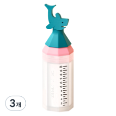이크 실리콘 투약병 검정눈금 상어 20ml, 8809544410571, 3개