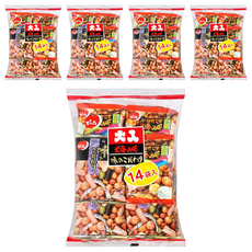 DENROKU 傳六 二色綜合豆果子, 14袋入, 341.6g, 5袋