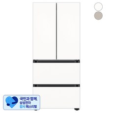 [삼성 감사 페스티벌] [색상선택형] 삼성전자 비스포크 420L 스탠드형 4도어 김치냉장고 AI 김치플러스 키친핏 방문설치, RQ42DB94J2AP