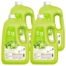 Soonsaem 石灰洗潔精, 檸檬/青檸, 3L, 4個