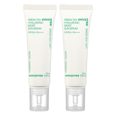 INNISFREE 綠茶玻尿酸保濕防曬乳SPF50+ PA++++, 50ml, 2條
