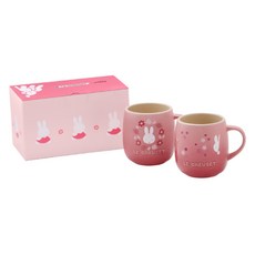 LE CREUSET 米飛兔系列 蛋蛋馬克杯組, 380ml, 2入組, 粉色, 2個