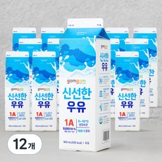 곰곰 신선한 우유, 900ml, 12개