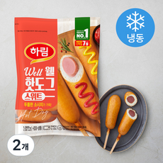 하림 웰 핫도그 스위트 (냉동), 70g, 14개입, 2개