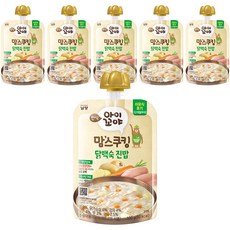 아이꼬야 맘스쿠킹 레토르트 이유식 100g, 닭백숙 진밥, 6개