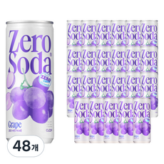 클룹 제로소다 포도, 250ml, 48개