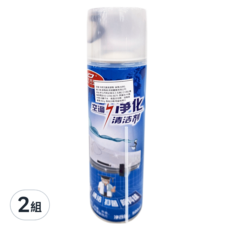DUER 杜爾德澳 冷氣空調清潔劑 2瓶 Set, 500mL, 活性劑去污, 去離子水, 滲透劑, 大防白, 482g, 2組