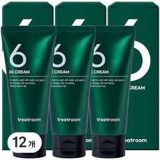treatroom 6X Cream免沖洗護髮霜, 12條, 100ml
