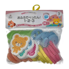 西松屋 Smart Angel 浴室貼貼樂玩具 數字, 25入, YE-75363
