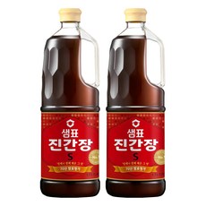 샘표 진간장 S, 1.7L, 2개