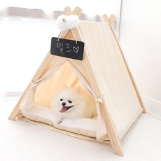 Companion Eco Pet With 木帳篷屋, 米色
