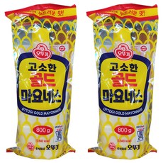 오뚜기 고소한 골드 마요네즈, 800g, 2개