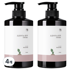 살림백서 오푼티아 앤 밤부 헤어트리트먼트 체리블라썸향, 500ml, 4개