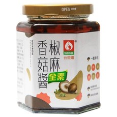 台塑餐飲 椒麻香菇醬, 全素, 採用台灣香菇製作, 拌飯拌麵好滋味, 280g, 1罐