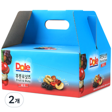 돌(DOLE) 후룻 앤 넛츠 레드라벨 견과선물세트, 750g, 2개