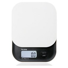 bruma 廚房電子秤, LS350, 黑色 象牙白