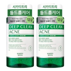 해피바스 딥클린 아크네 올인원 바디워시 아로마틱 우디향, 900g, 2개 900g, 2개