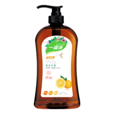 一滴淨 蘆薈多酚食品用洗潔精-柑橘, 99.5%綠本元素, 法國ECOCERT驗證, 1kg, 1瓶