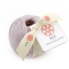 kpc yarn 가쉽 DK 면 뜨개실 50g, 라임워시, 113m, 1개