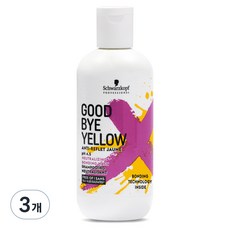 슈바츠코프 굿바이 옐로우 컬러 샴푸, 310ml, 3개