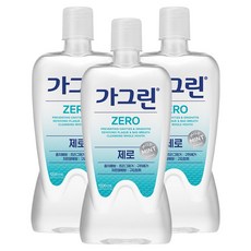 가그린 제로 구강청결제, 1.2L, 3개