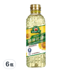 得意的一天 100%純葵花油，精選歐洲葵花籽，無添加人工及化學添加物，發煙點超過220℃, 1L, 6瓶