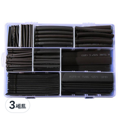 어반카 블랙 열수축 튜브 385p 세트 + 휴대용케이스, 3세트