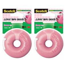 3M Scotch [3M] 魔鬼氈 Pencey 分配器甜甜圈 12 x 10 mm, 草莓, 2個