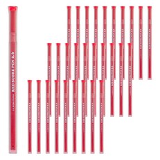 iiGEN 빨간 채점펜 리필심 2.6mm 2p, 1색, 30개 30개, 1색