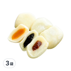 Chiao-E 巧益 綜合麻糬 紅豆 + 花生 + 芝麻 全素, 270g, 3袋