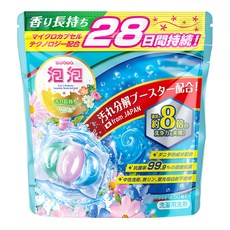 awawa 泡泡三合一香氛抗菌除蟎洗衣珠, 8倍潔淨力，香氣持久，60個入, 60顆, 1袋