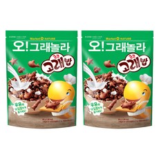 Market O NATURE Orion Oh!格蘭諾拉麥片 巧克力鯨魚飯, 300g, 2個