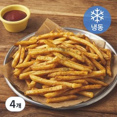 맥케인 케이준 시즌드 베터드 양념감자 (냉동), 2kg, 4개