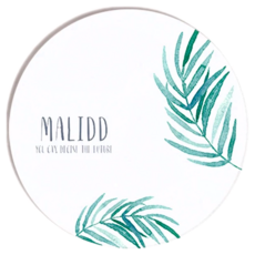 iINDOORS 吸水隔熱矽藻土杯墊, 10x10cm, 彩繪壓紋, 大理石款, 北歐風款, 10 x 10cm, 小清新, 1個