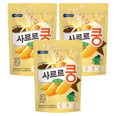 베베쿡 사르르쿵 바나나 과자, 23g, 3개