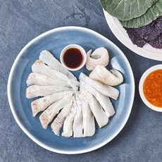 얌테이블 오늘 새벽 생산한 슬라이스 광어회 150g + 초고추장 + 간장소스 + 생와사비 + 쌈장 + 쌈야채 세트, 1세트