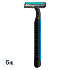 蘿林嚴選 一次性刮鬍刀 20支, 2層精銳刀片, 帶潤滑皂條, 可全身沖洗, 每個獨立包裝袋, 6組