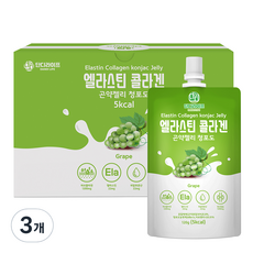 단디라이프 엘라스틴 콜라겐 곤약젤리 청포도맛 10개입, 120g, 30개