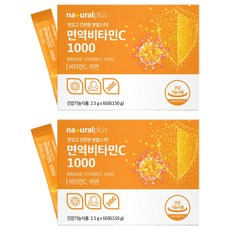 내츄럴플러스 면역 비타민C 1000 60p, 150g, 2개