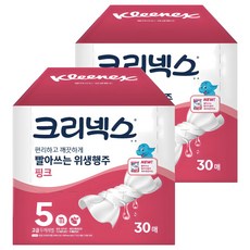 Kleenex 舒潔 可水洗5層不織布抹布, 30張, 2盒