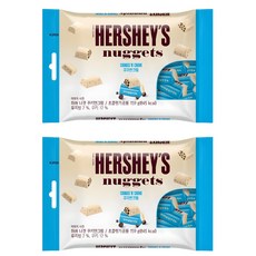허쉬 너겟 쿠키앤크림 초콜릿, 159g, 2개