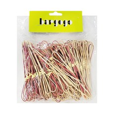 bargogo 紅色剪刀串 (12公分)/100支, 竹製, 1包