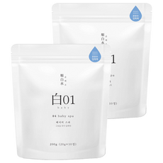 Soon100soo 順白水 孩童用高保濕入浴錠 10顆入, 200g, 2袋