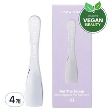 아이듀케어 겟 더 스쿱 스테인리스 스패출러, 4개