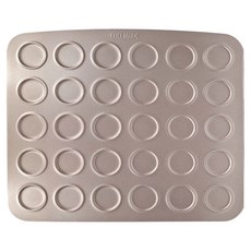 CHEFMADE 學廚 30連金色不粘馬卡龍曲奇烤盤 32.5x29x0.5cm, 1個