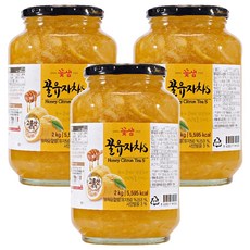 꽃샘 꿀 유자차 S, 2kg, 1개입, 3개 2kg, 1개입, 3개