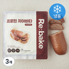 리베이크 프로틴 치아바타 부시맨브레드 (냉동), 260g, 3개